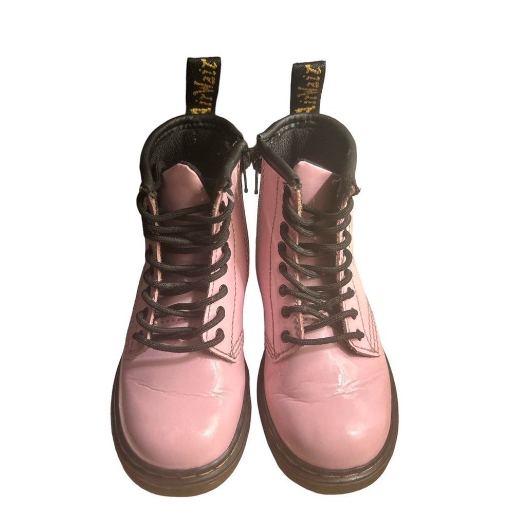 Dr. Martens 1460 J Pink Patent Leather 8-Eye Boot Size 8 (Little Girl)